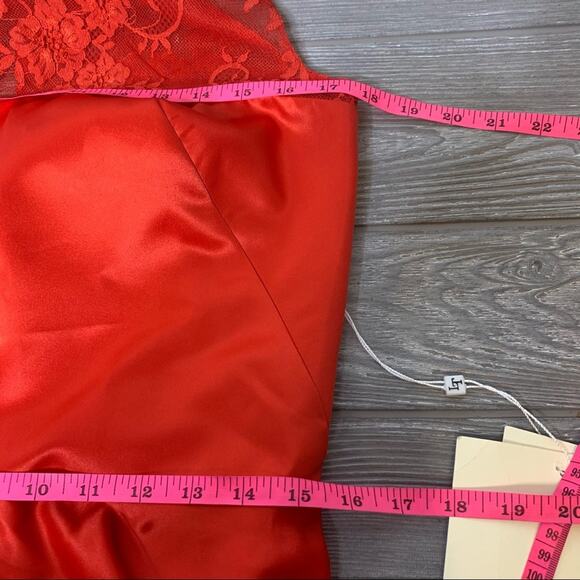 NWT Lan Ting Bride mother of the bride ruby dress - Picture 4 of 7